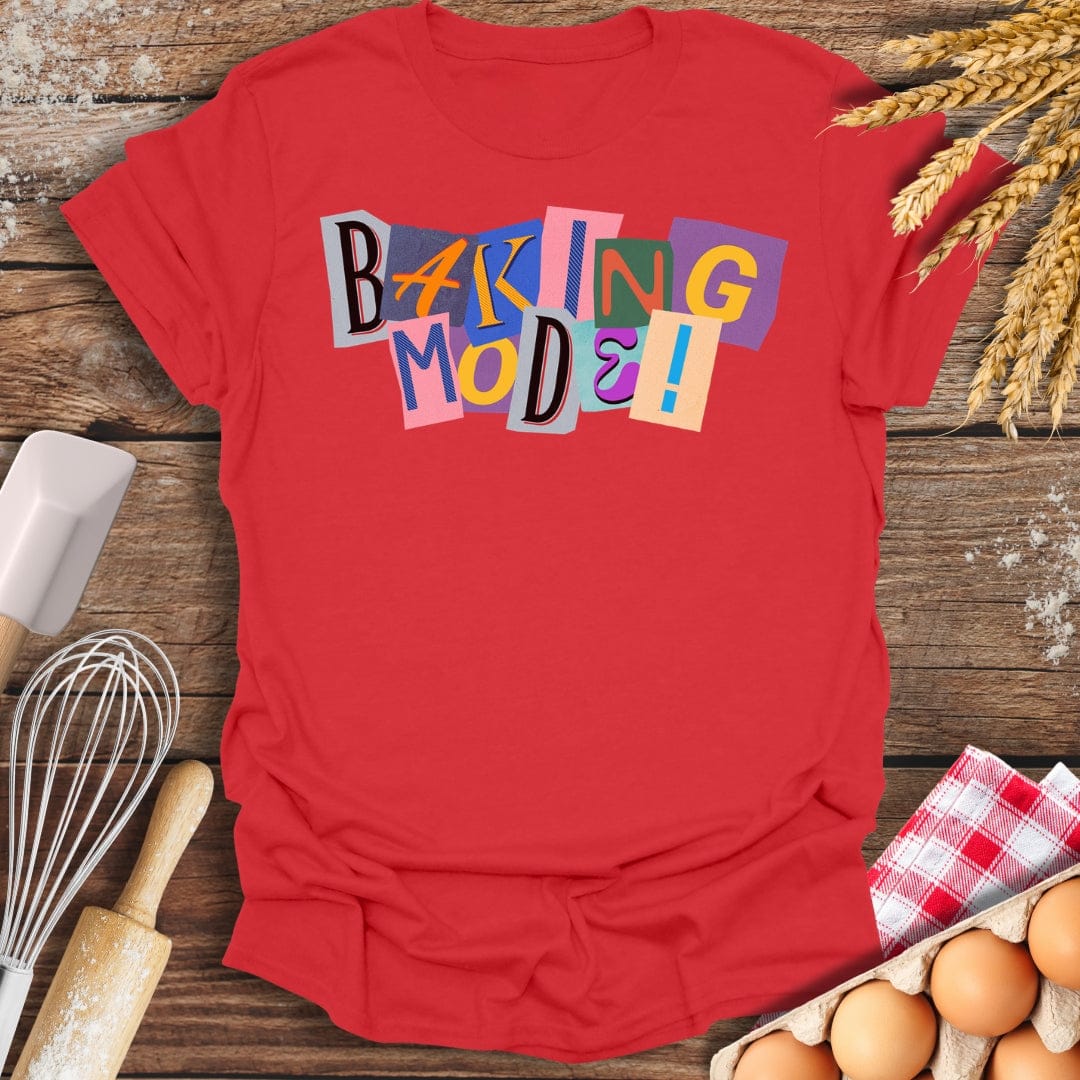 Baking Mode! T-Shirt Red / S Baking Threads