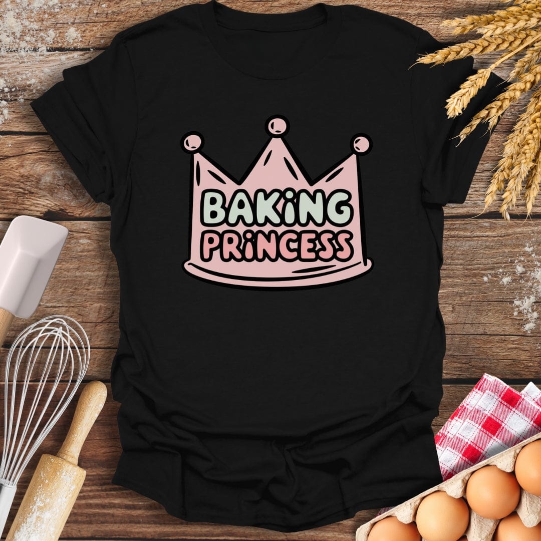 Baking Princess T-Shirt Black / S Baking Threads