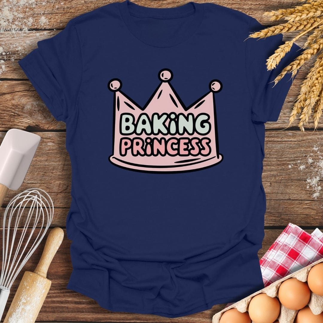 Baking Princess T-Shirt Navy / S Baking Threads