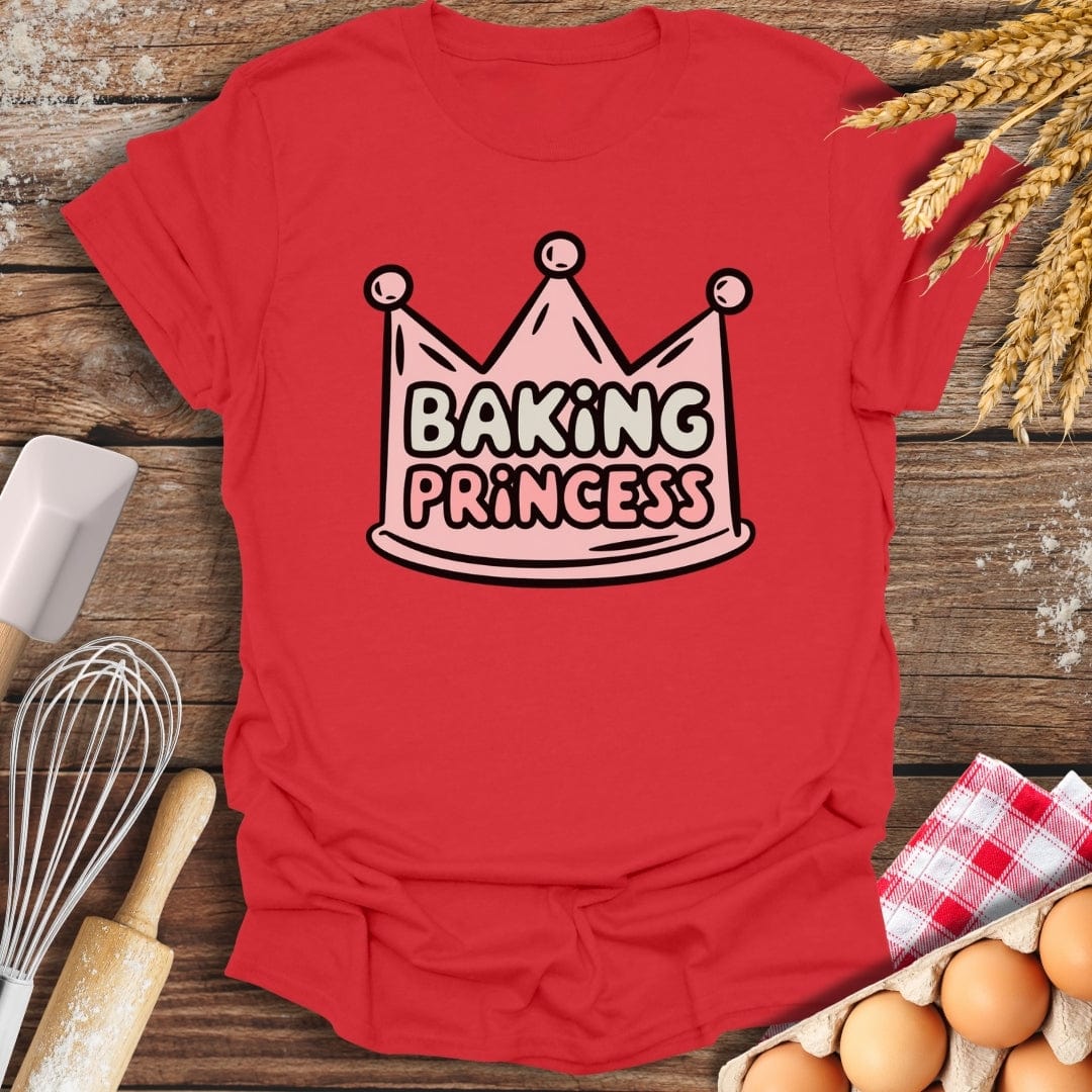 Baking Princess T-Shirt Red / S Baking Threads