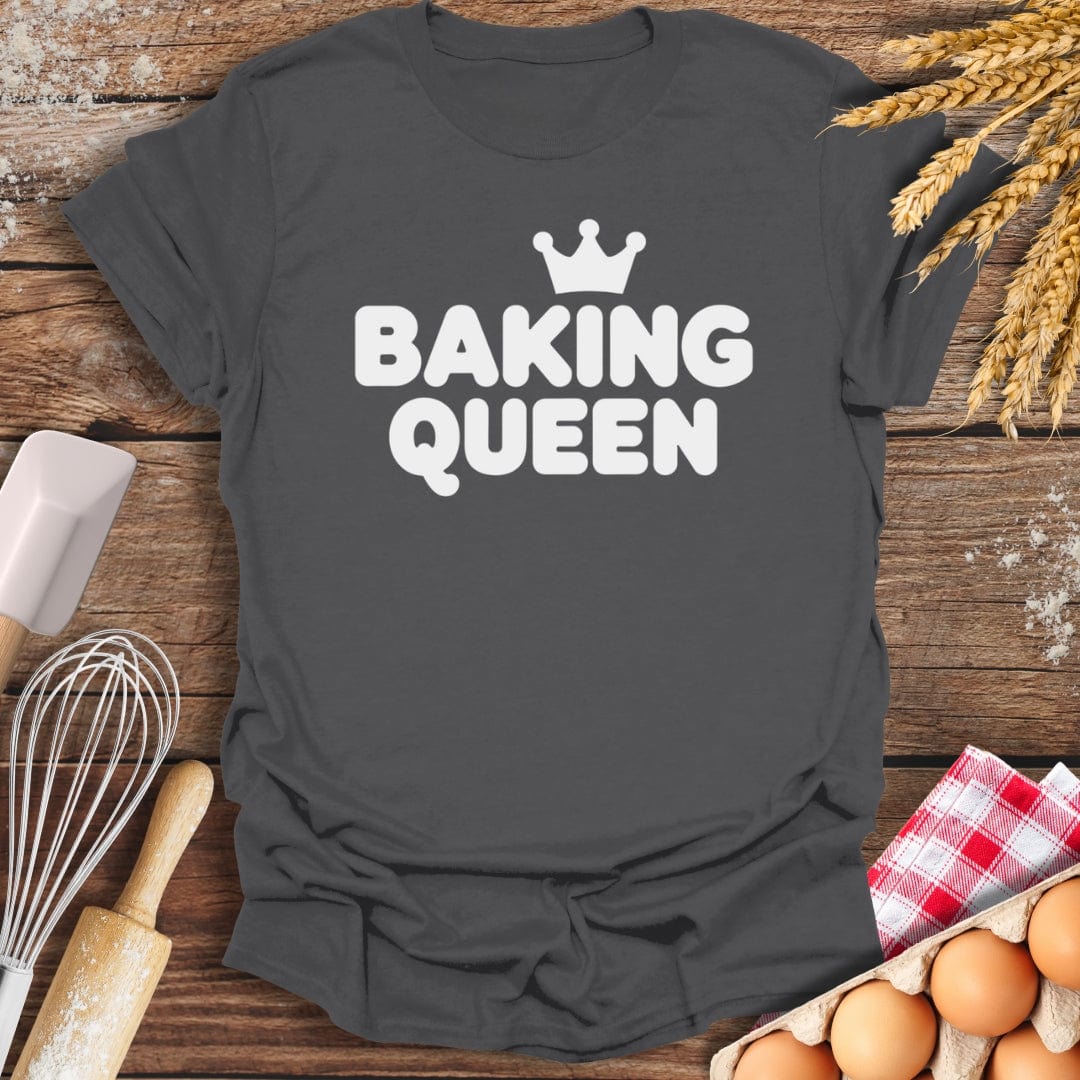 Baking Queen T-Shirt Charcoal / S Baking Threads