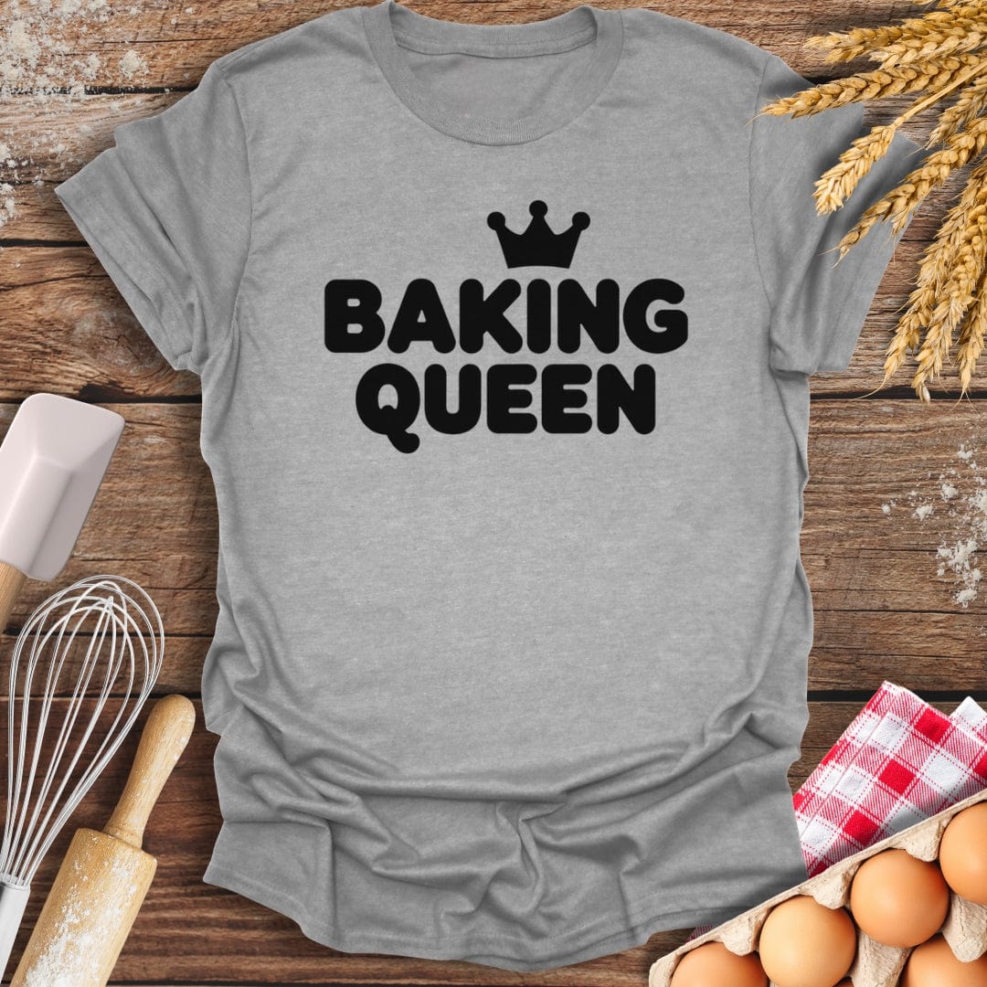 Baking Queen T-Shirt Sport Grey / S Baking Threads