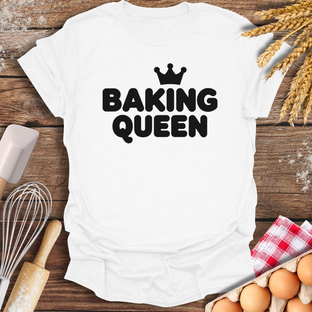 Baking Queen T-Shirt White / S Baking Threads