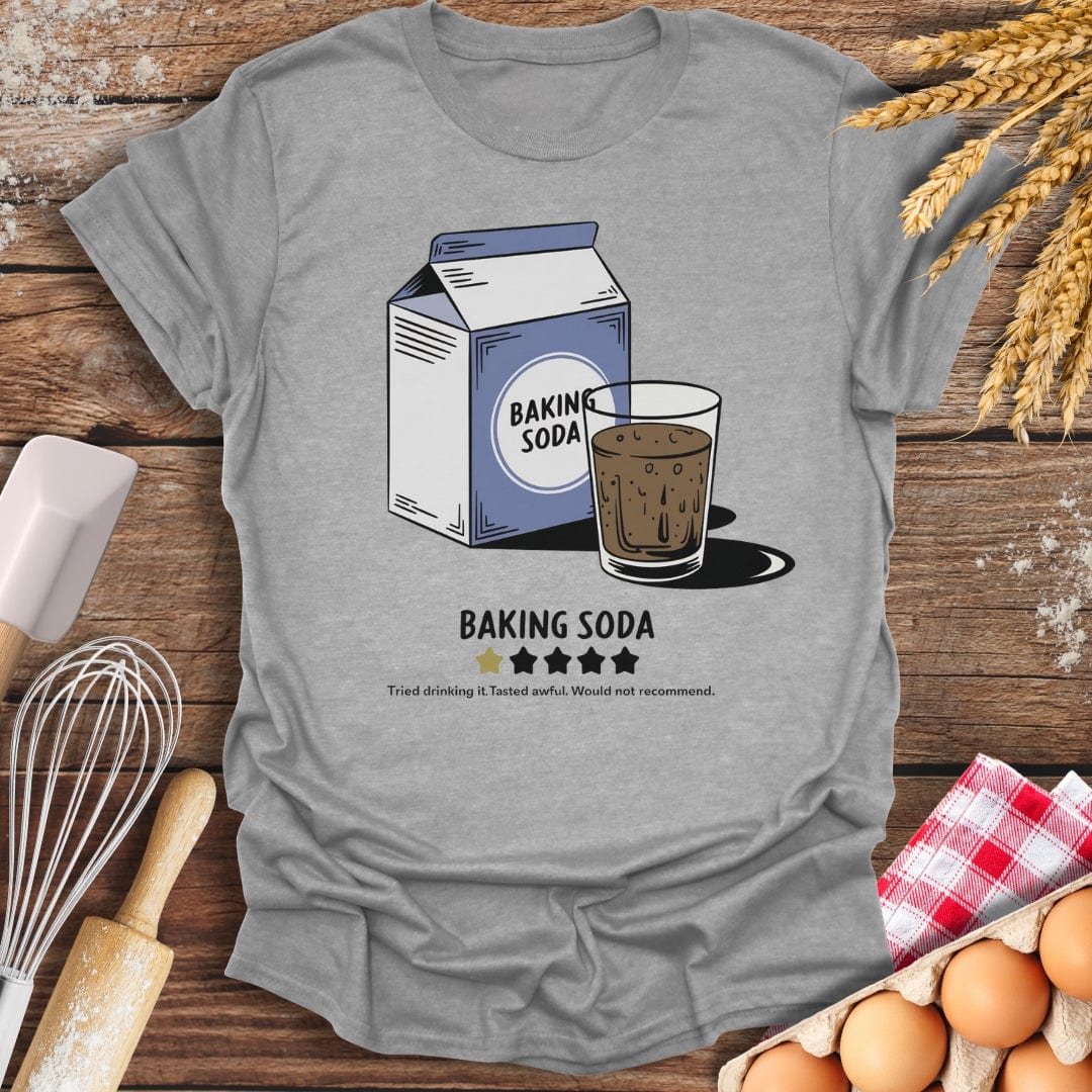 Baking Soda: 1 Star Review T-Shirt Sport Grey / S Baking Threads