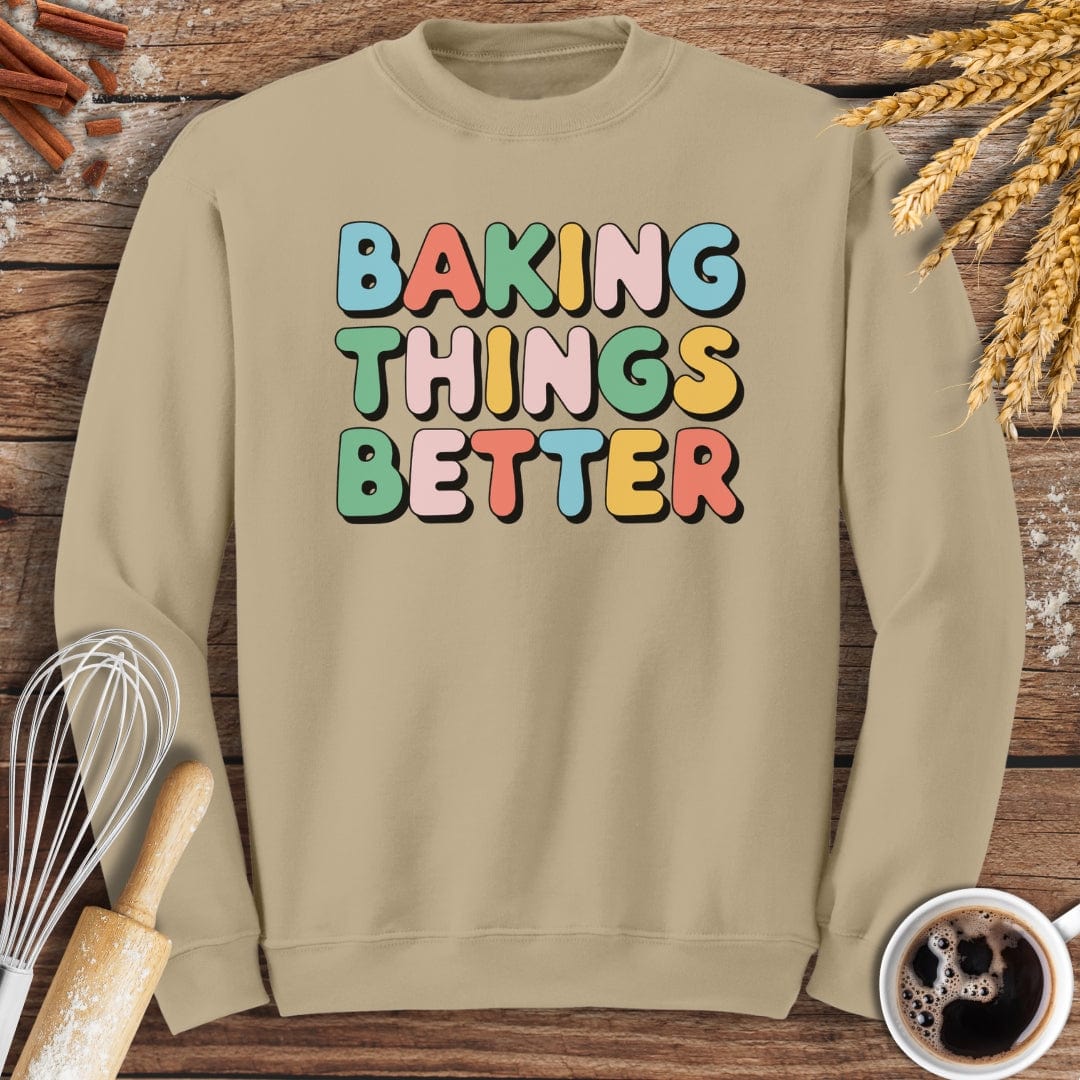 Baking Things Better Sweatshirt Baking Threads