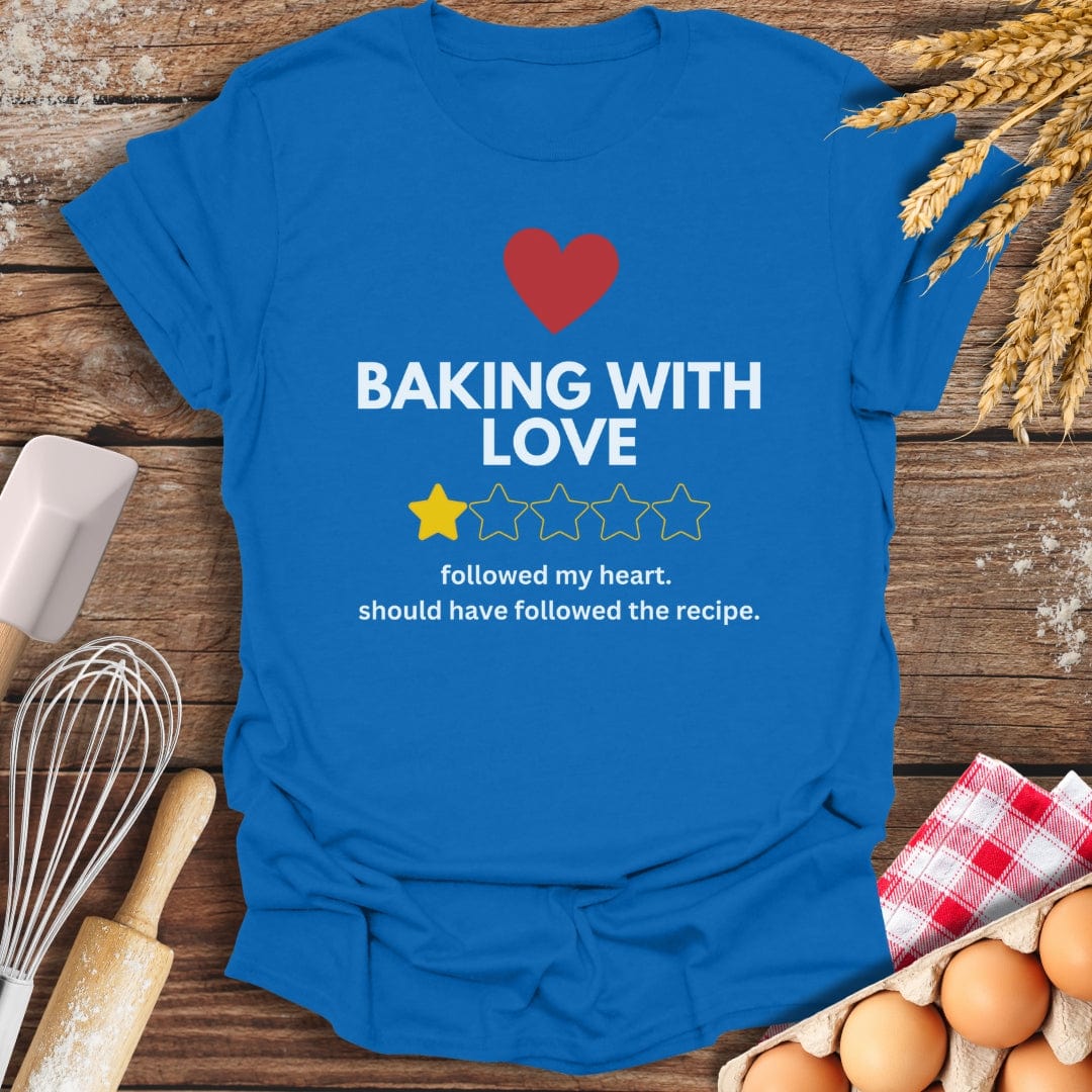 Baking With Love: 1 Star Review T-Shirt Royal / S Baking Threads