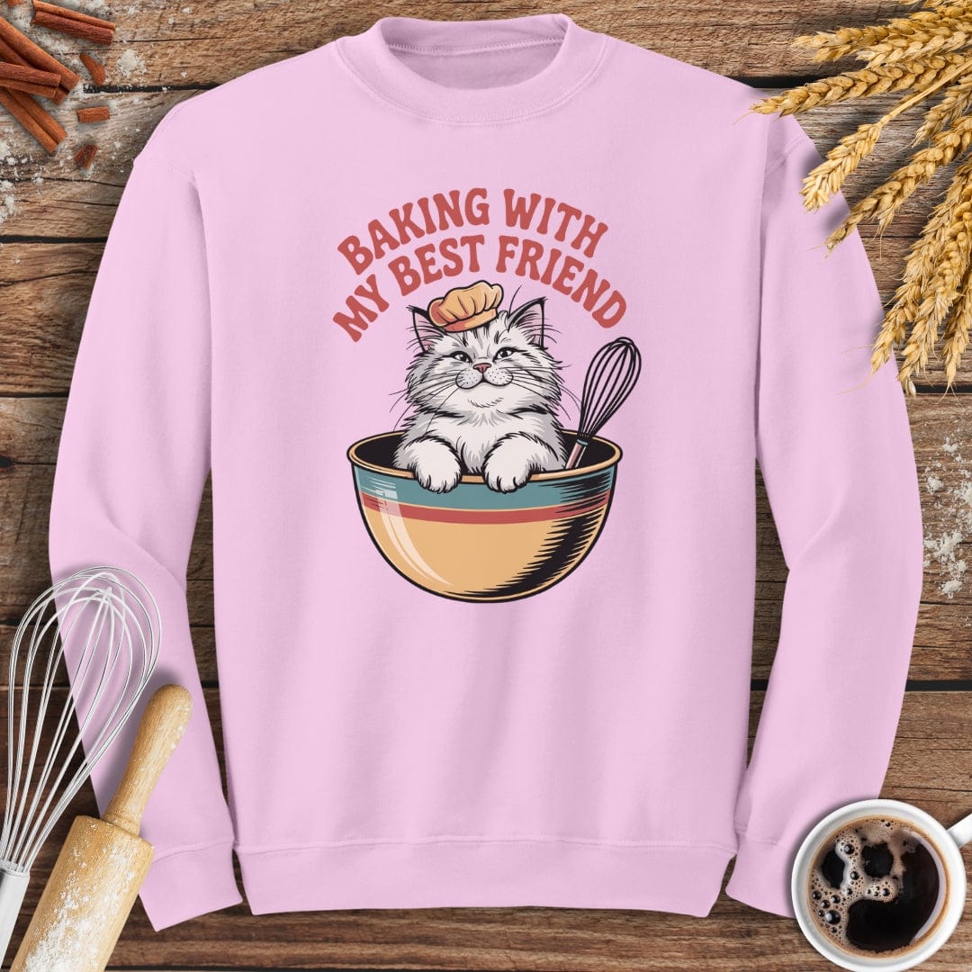 Baking With My Best Friend Sweatshirt Baking Threads