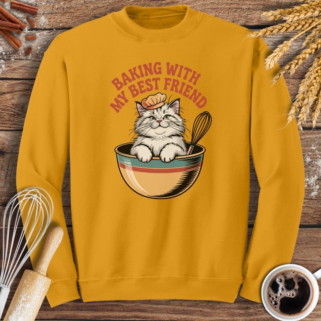 Baking With My Best Friend Sweatshirt Baking Threads