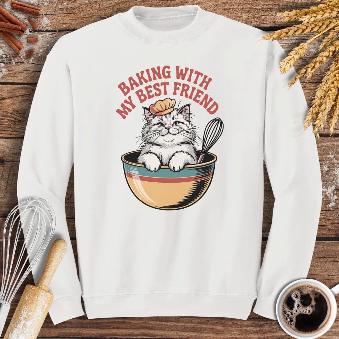 Baking With My Best Friend Sweatshirt Baking Threads
