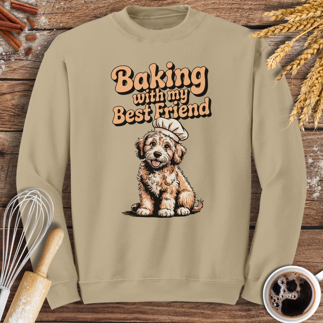 Baking With My Best Friend Sweatshirt Baking Threads