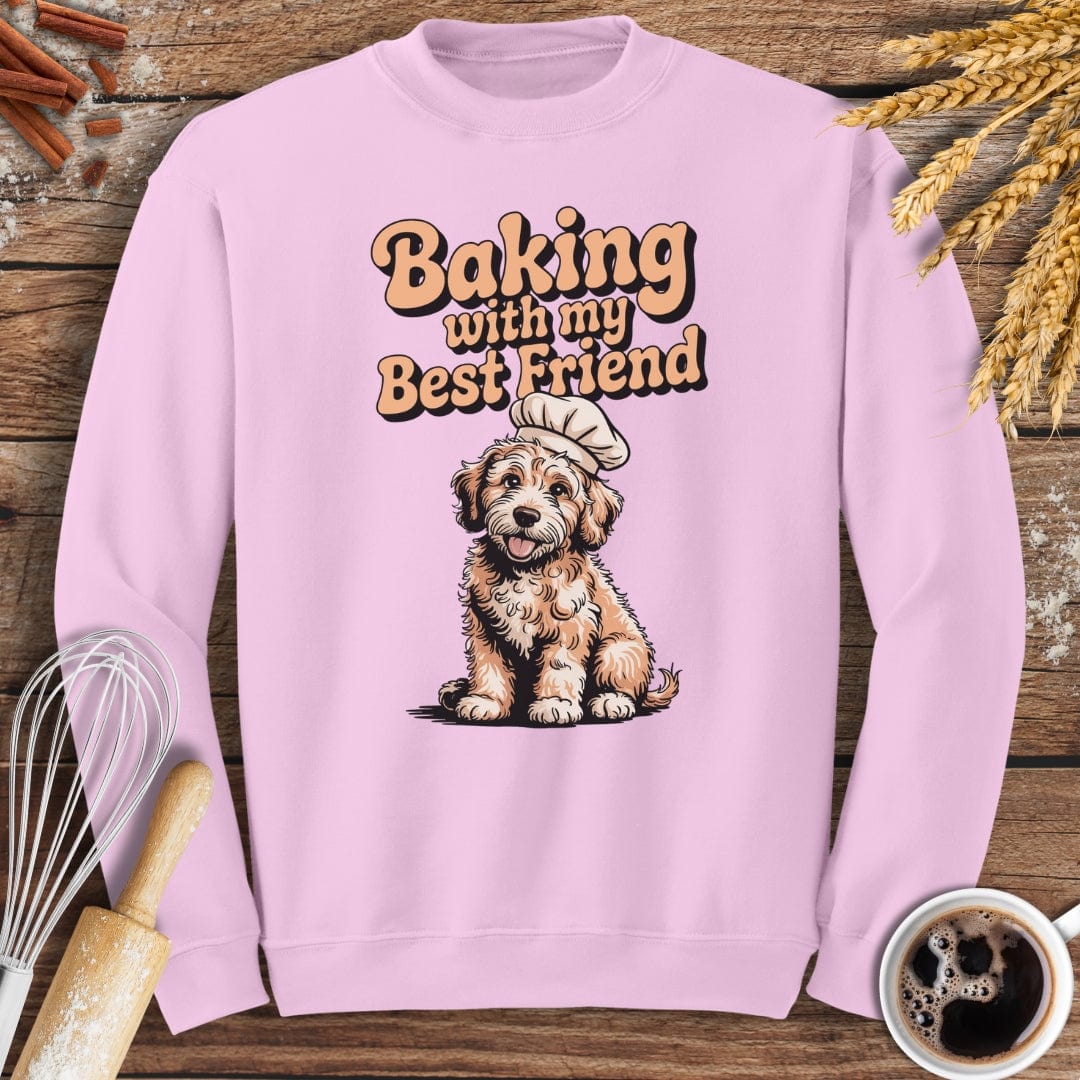 Baking With My Best Friend Sweatshirt Baking Threads