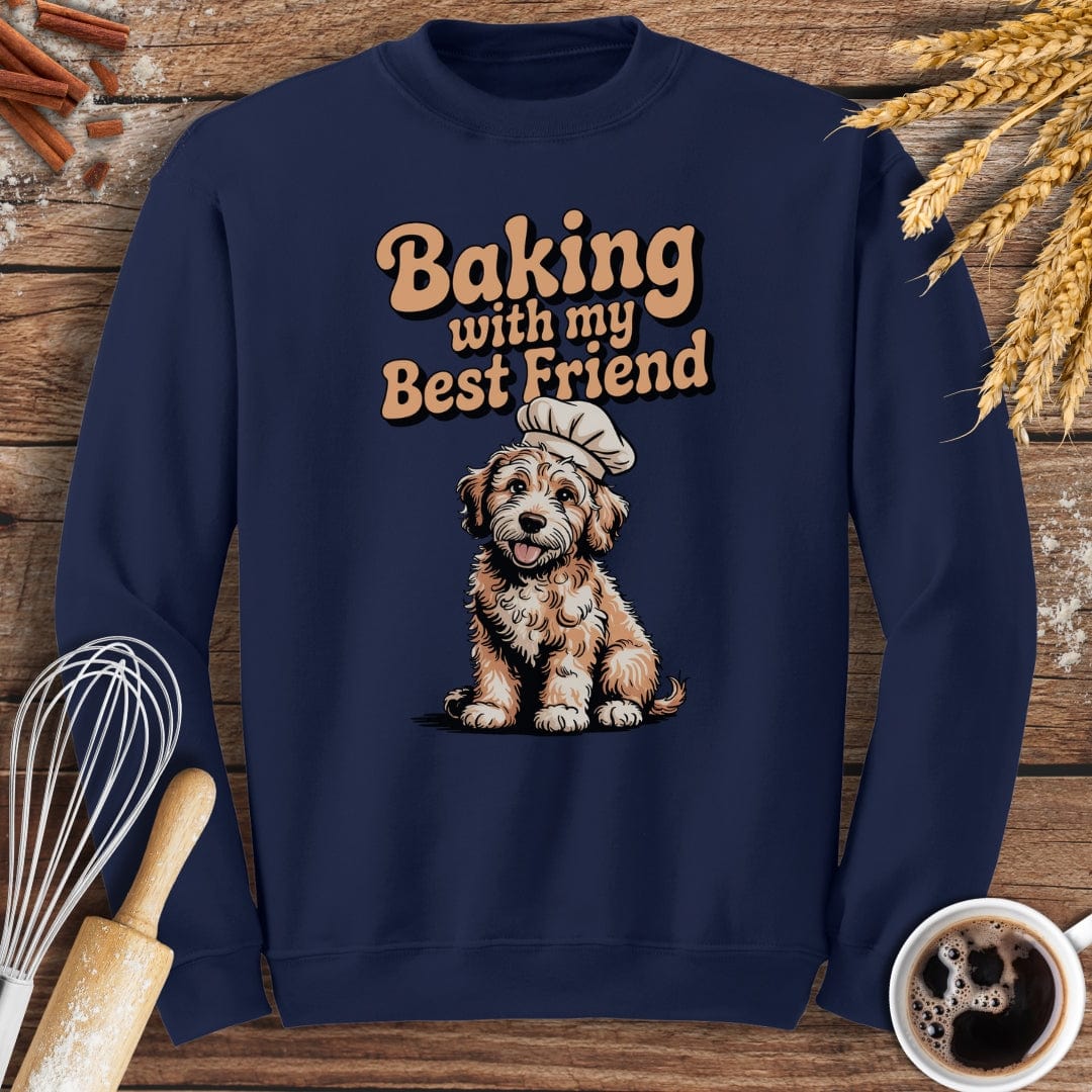 Baking With My Best Friend Sweatshirt Baking Threads