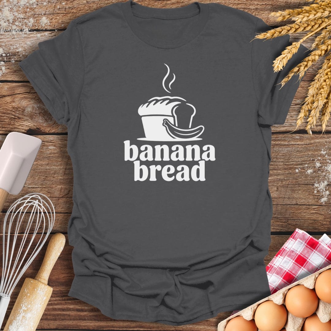Banana Bread T-Shirt Charcoal / S Baking Threads
