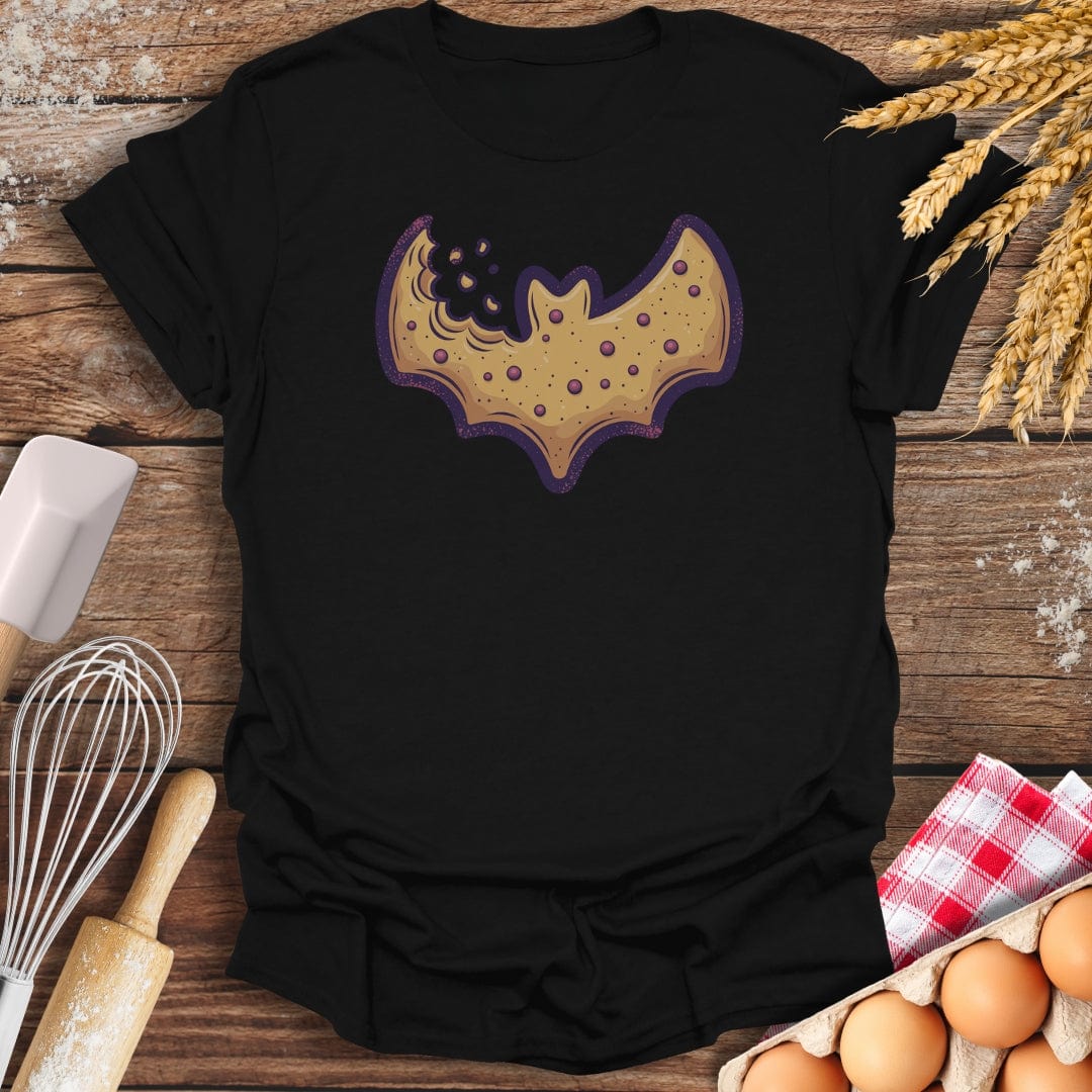 Bat Cookie T-Shirt Black / S Baking Threads