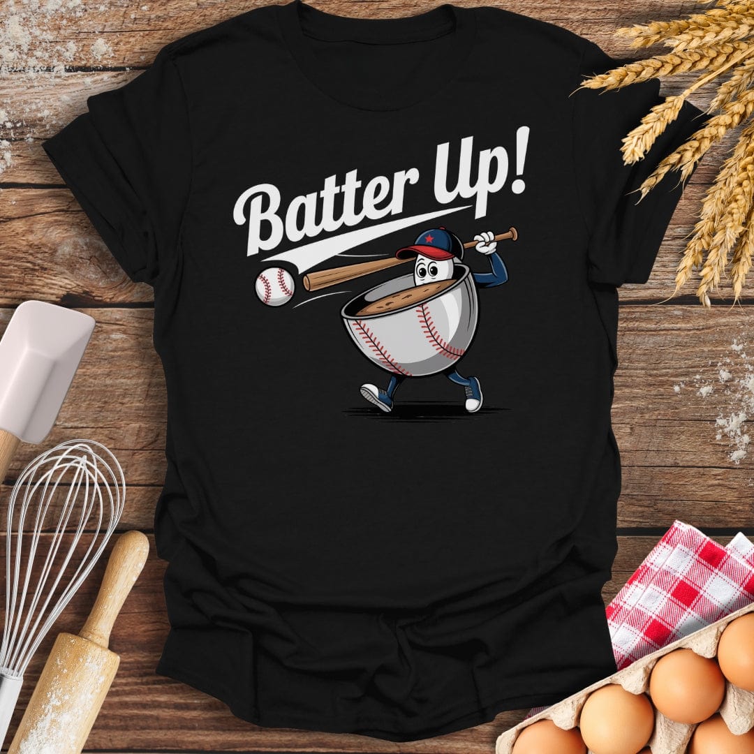Batter Up T-Shirt Black / S Baking Threads