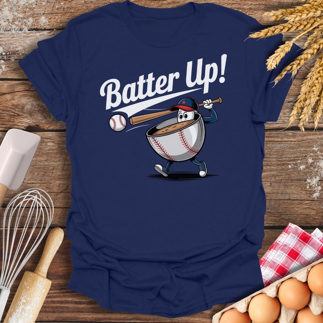 Batter Up T-Shirt Navy / S Baking Threads