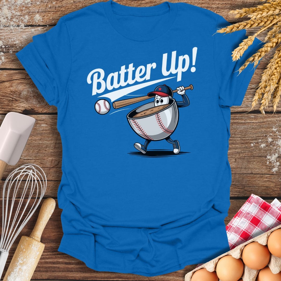 Batter Up T-Shirt Royal / S Baking Threads