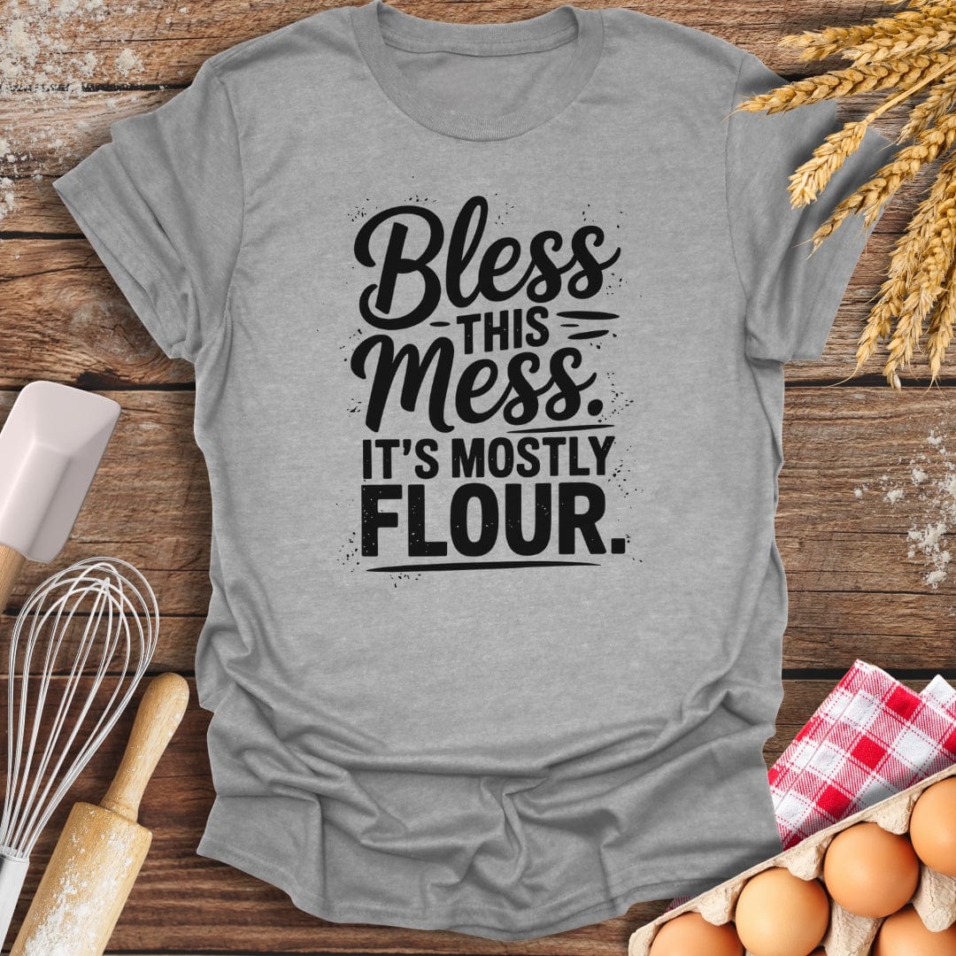 Bless This Mess T-Shirt Sport Grey / S Baking Threads