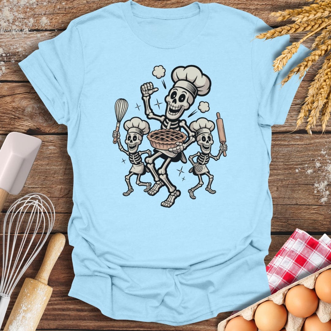 Bone Appétit Bakers T-Shirt Light Blue / S Baking Threads