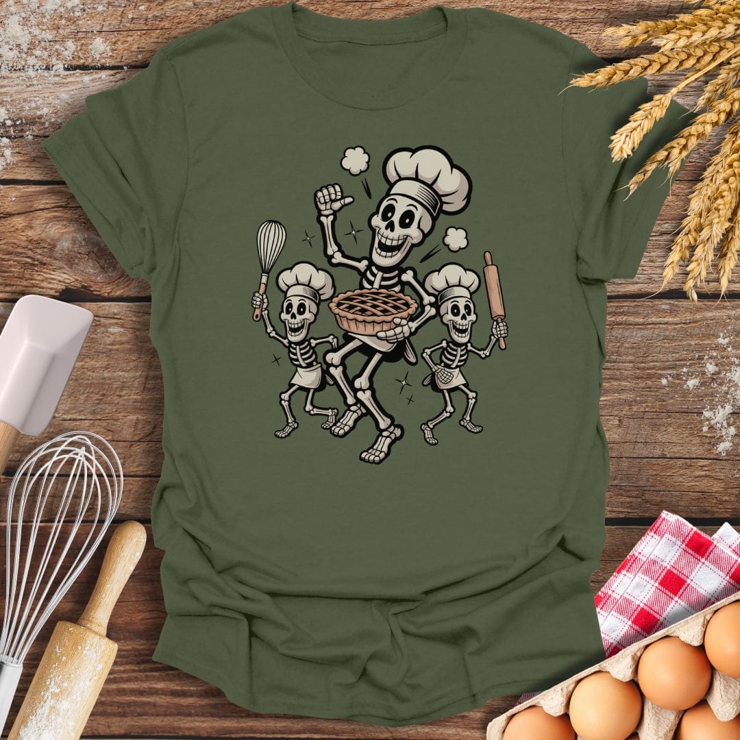 Bone Appétit Bakers T-Shirt Military Green / S Baking Threads