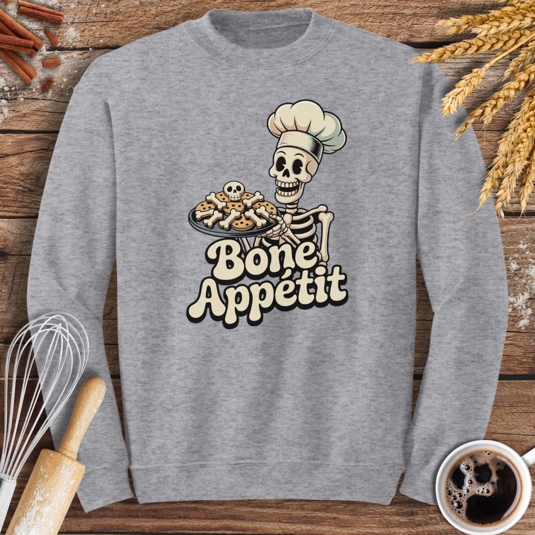 Bone Appetit Sweatshirt Baking Threads
