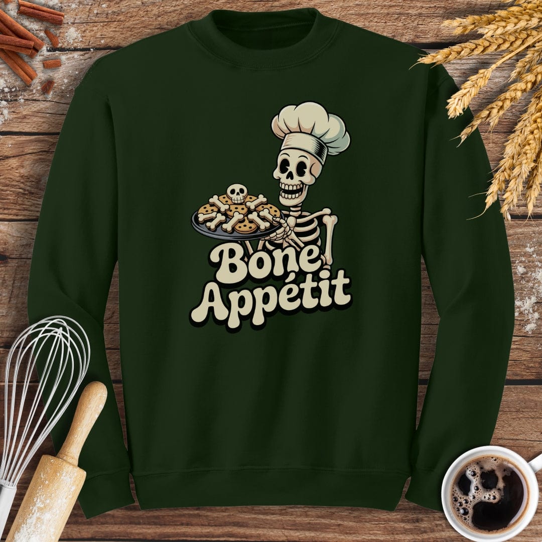 Bone Appetit Sweatshirt Baking Threads