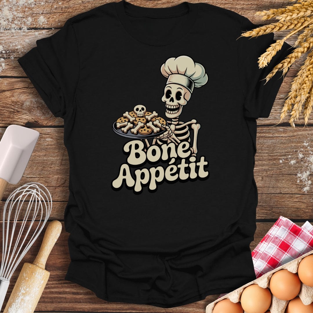 Bone Appetit T-Shirt Black / S Baking Threads