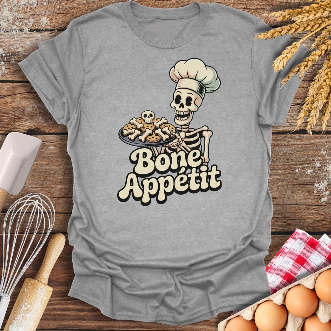 Bone Appetit T-Shirt Sport Grey / S Baking Threads