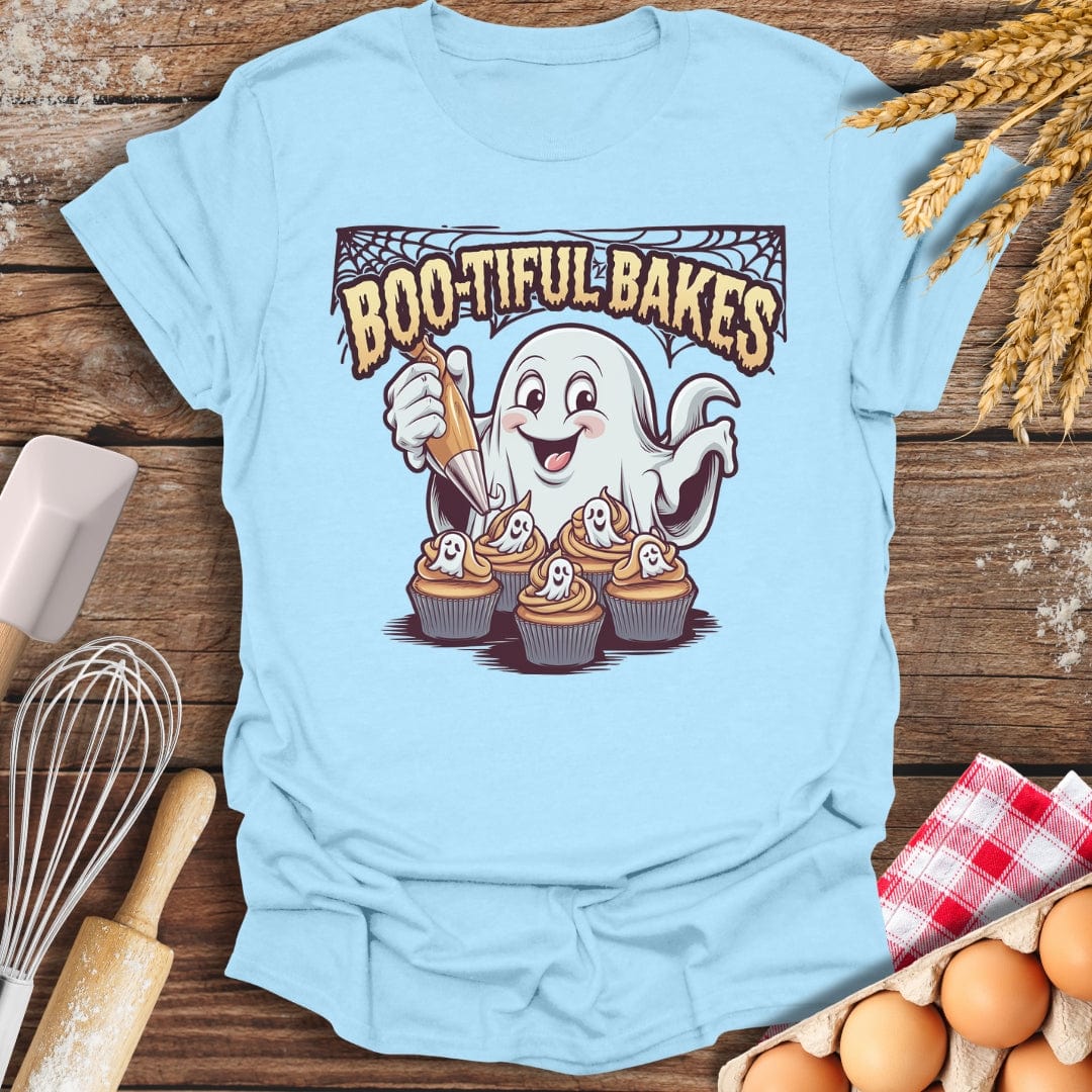 Boo-tiful Bakes T-Shirt Light Blue / S Baking Threads