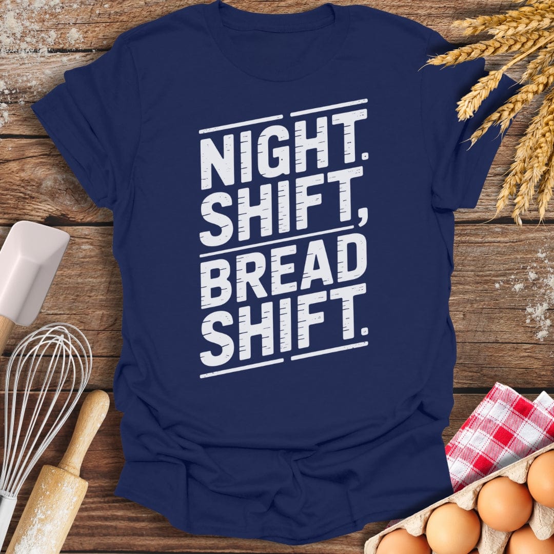 Bread Shift T-Shirt Navy / S Baking Threads