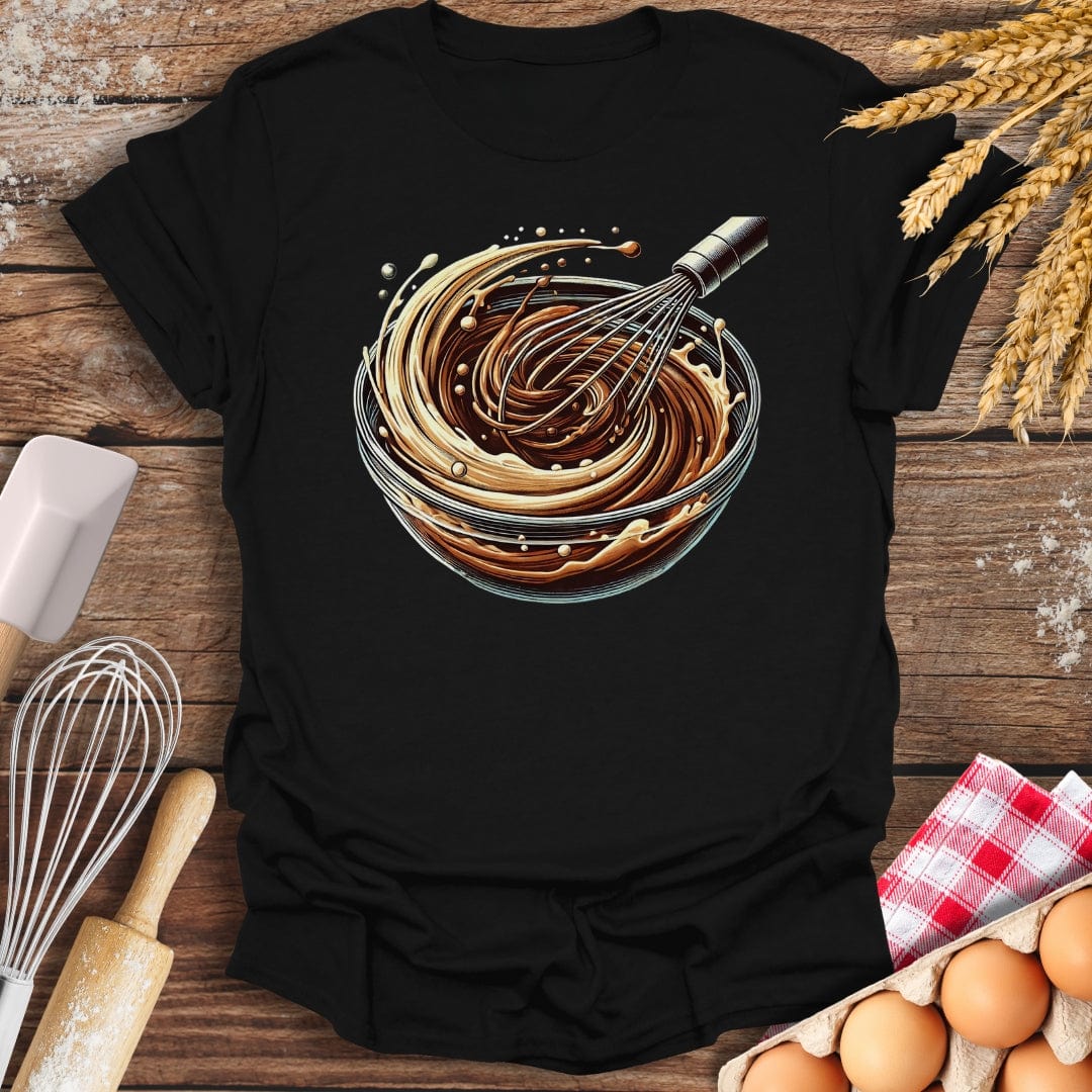 Brownie Batter T-Shirt Black / S Baking Threads