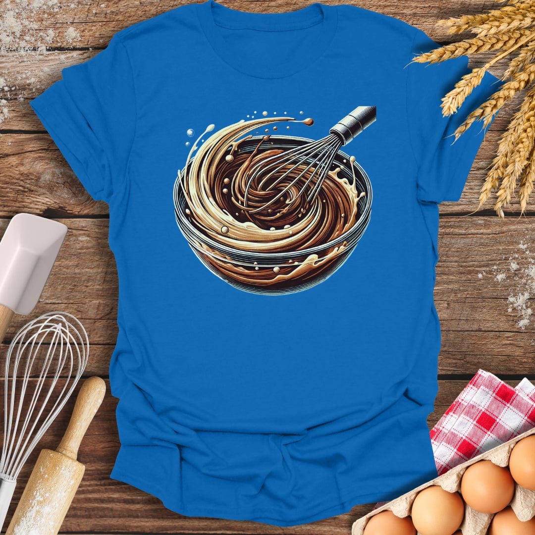 Brownie Batter T-Shirt Royal / S Baking Threads