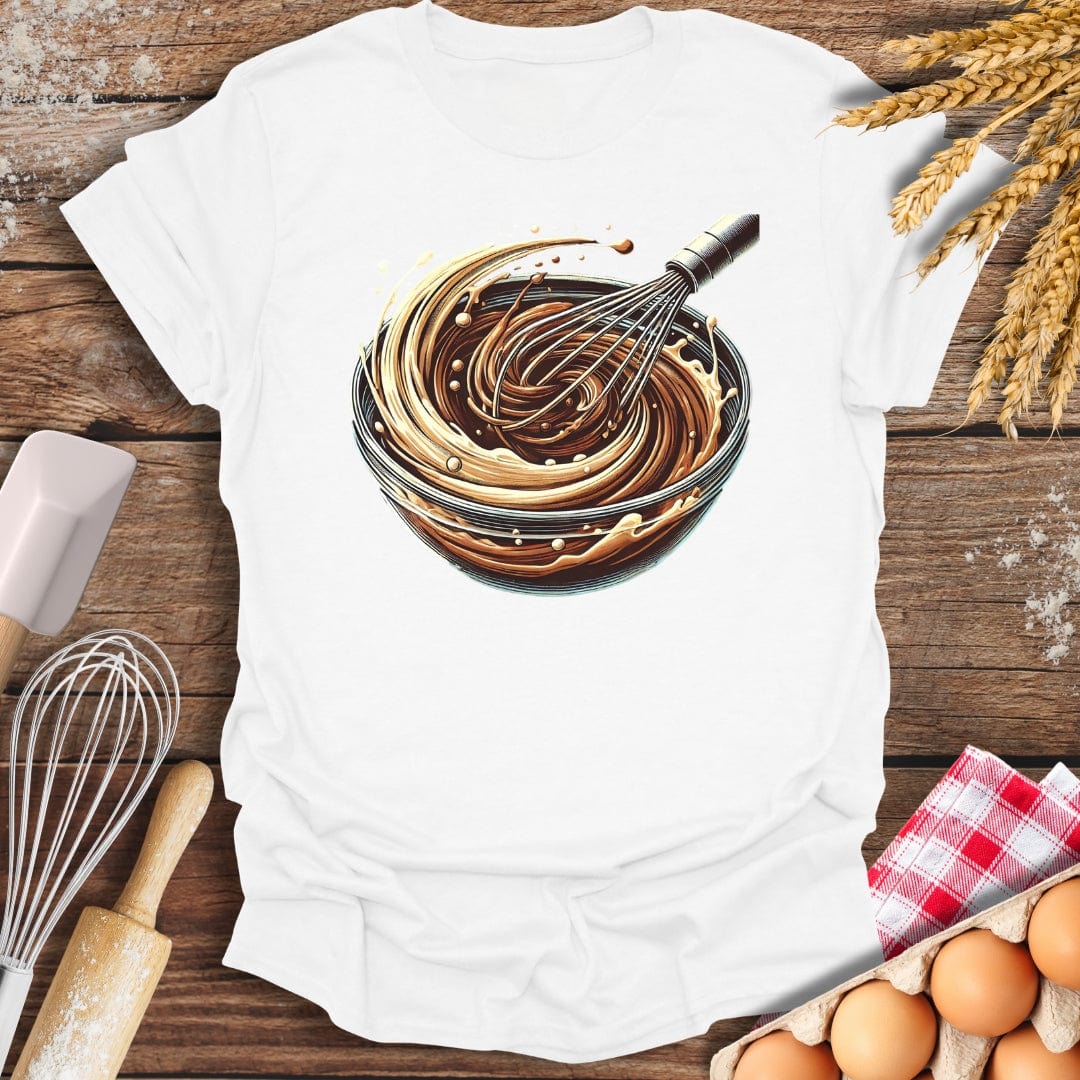 Brownie Batter T-Shirt White / S Baking Threads