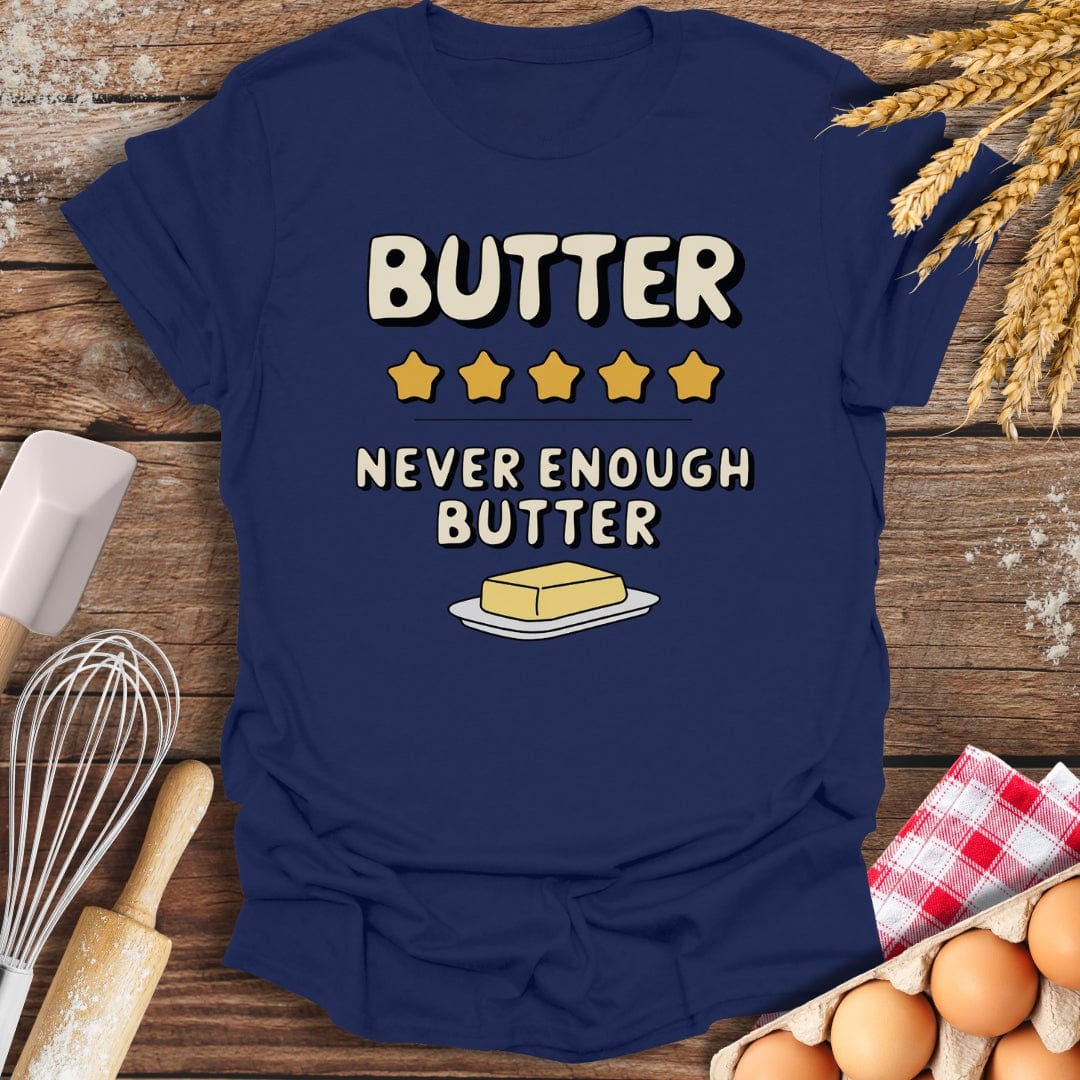 Butter: 5 Star Review T-Shirt Navy / S Baking Threads