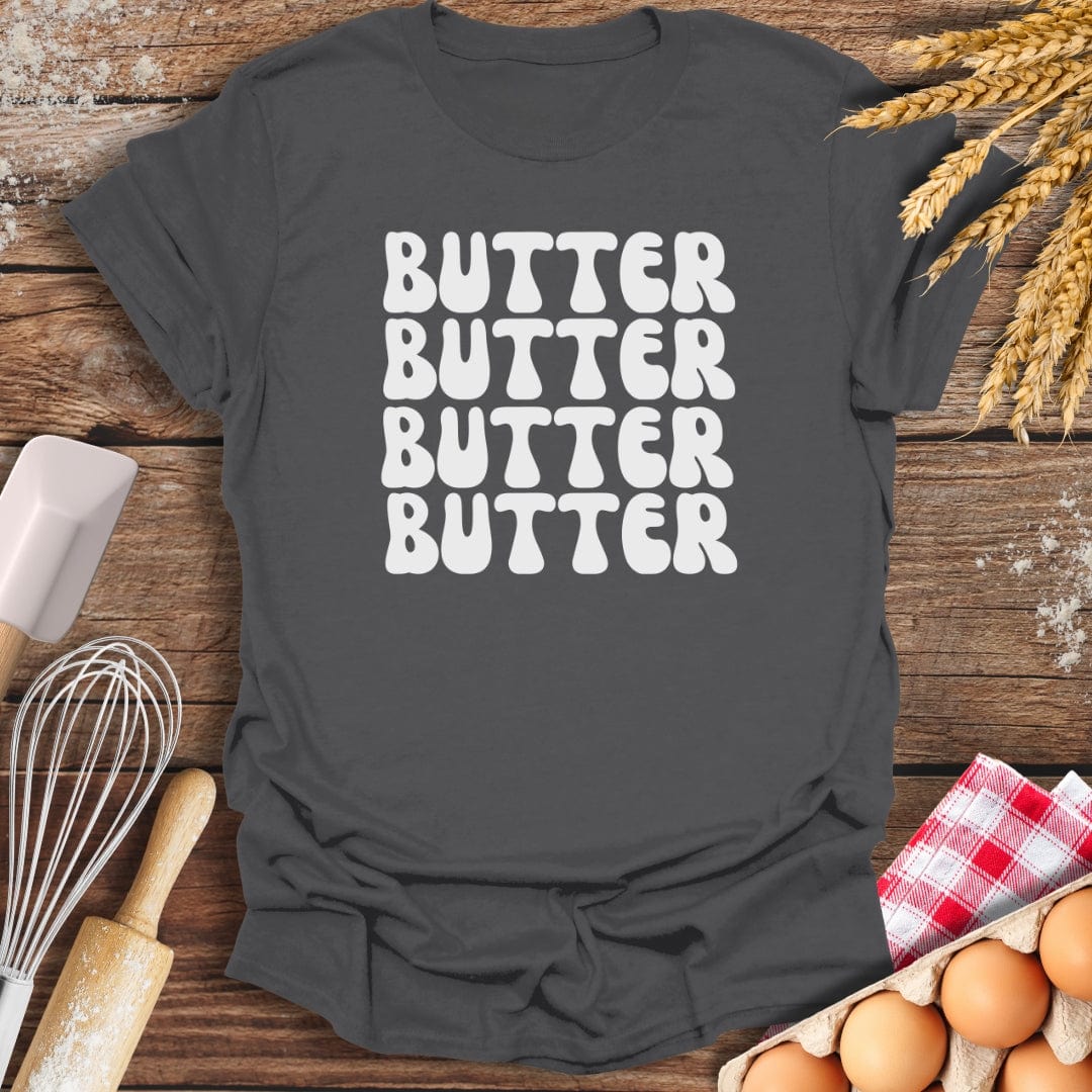 Butter T-Shirt Charcoal / S Baking Threads