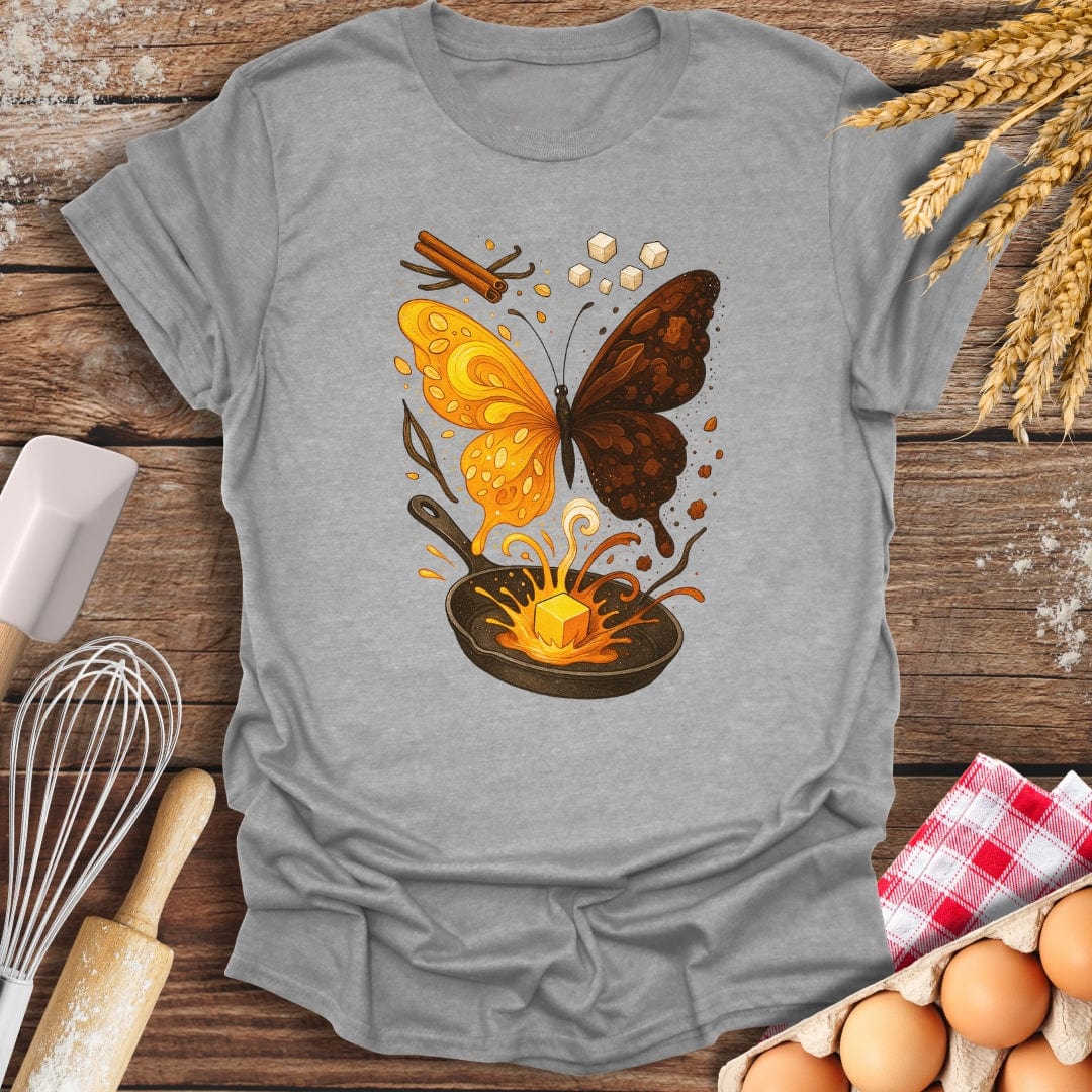 Butterfly Delight T-Shirt Sport Grey / S Baking Threads