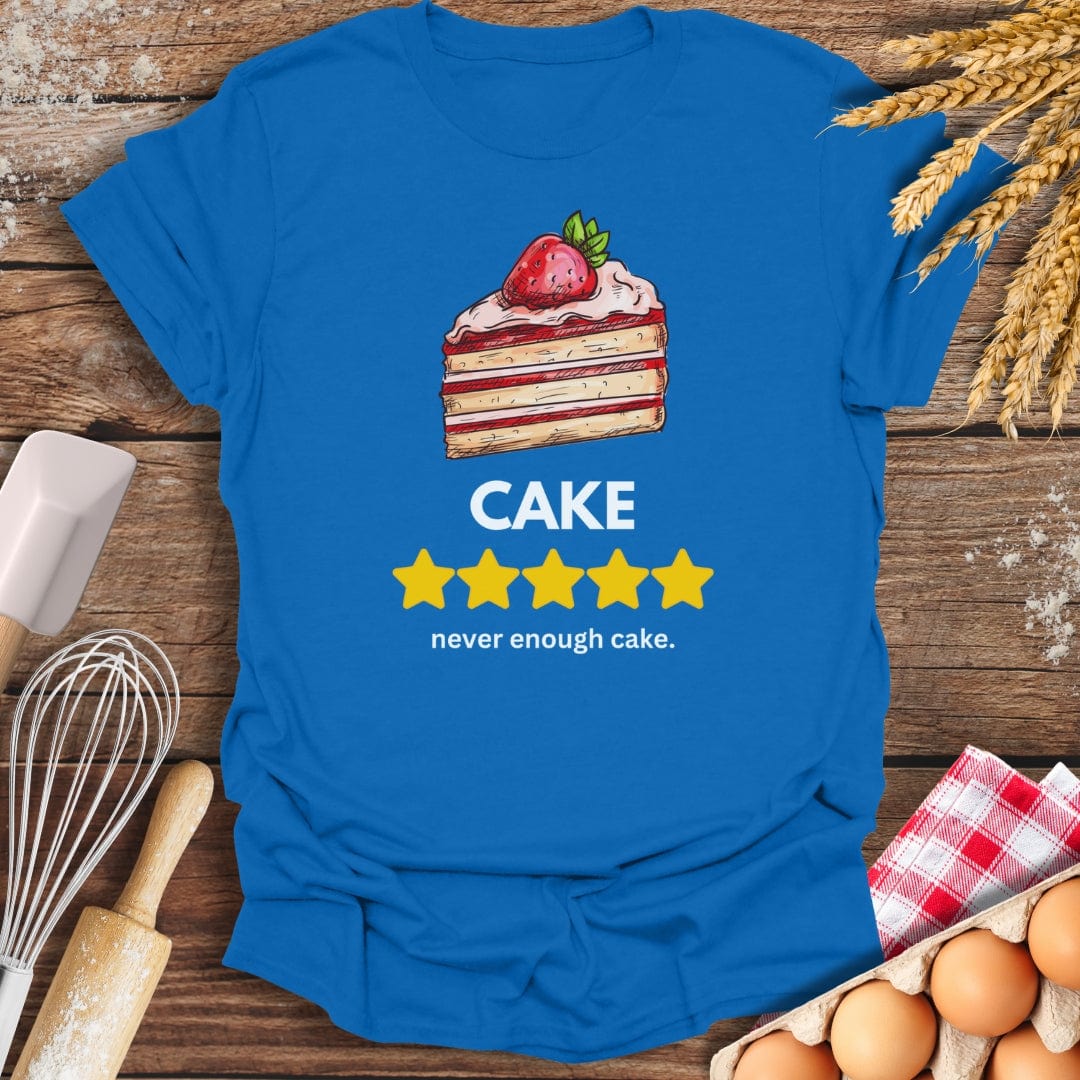 Cake: 5 Star Review T-Shirt Royal / S Baking Threads
