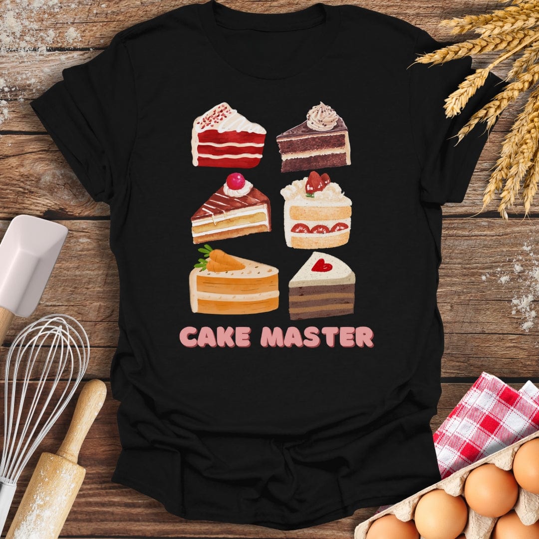 Cake Master T-Shirt Black / S Baking Threads