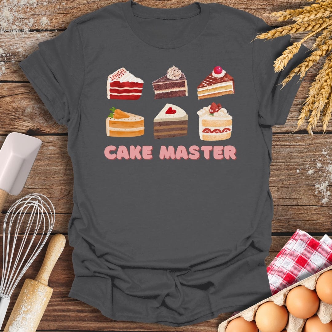 Cake Master T-Shirt Charcoal / S Baking Threads