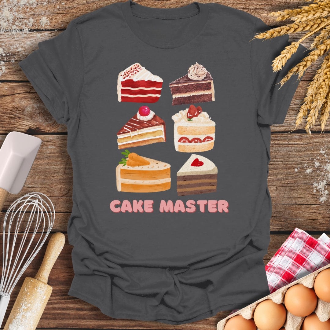 Cake Master T-Shirt Charcoal / S Baking Threads