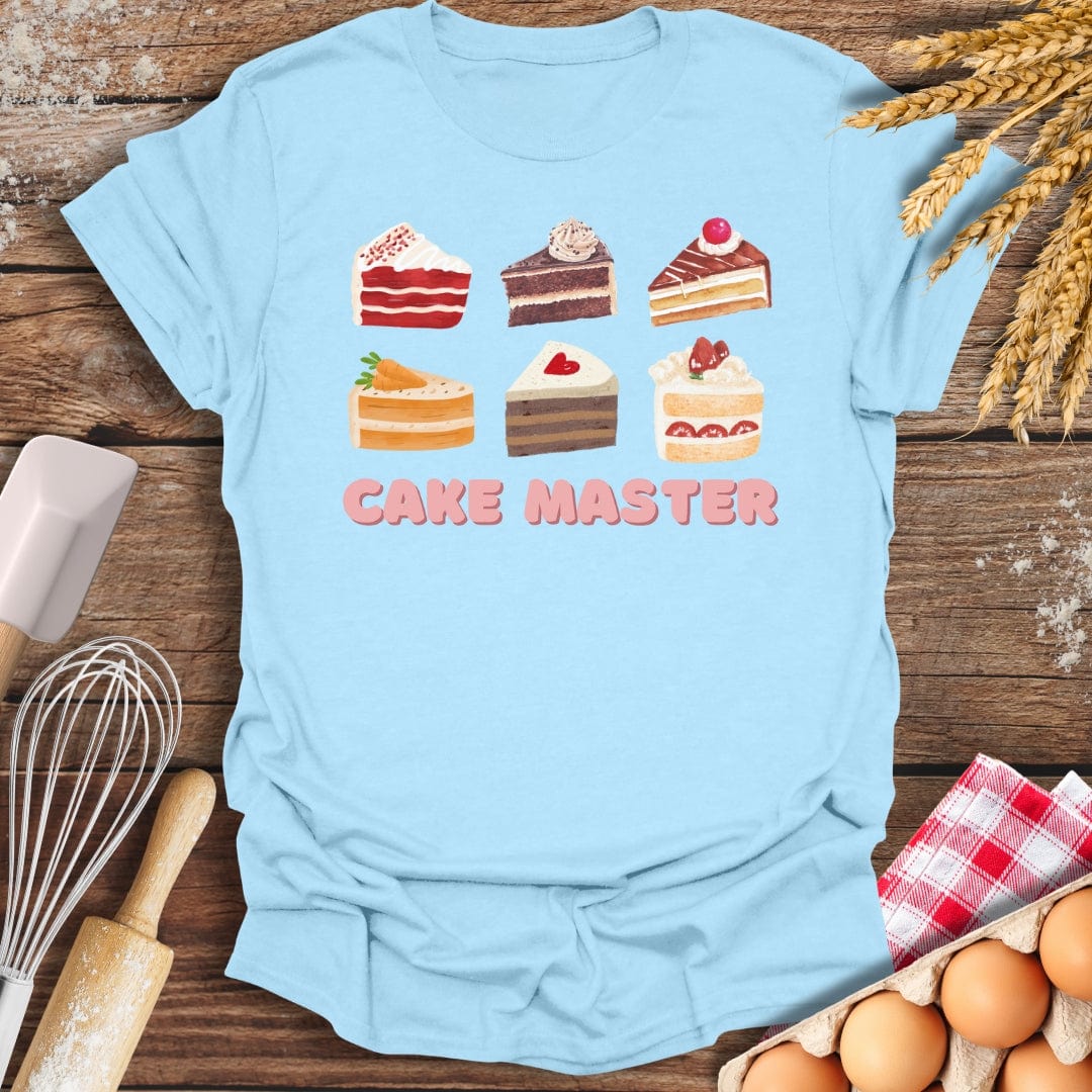 Cake Master T-Shirt Light Blue / S Baking Threads