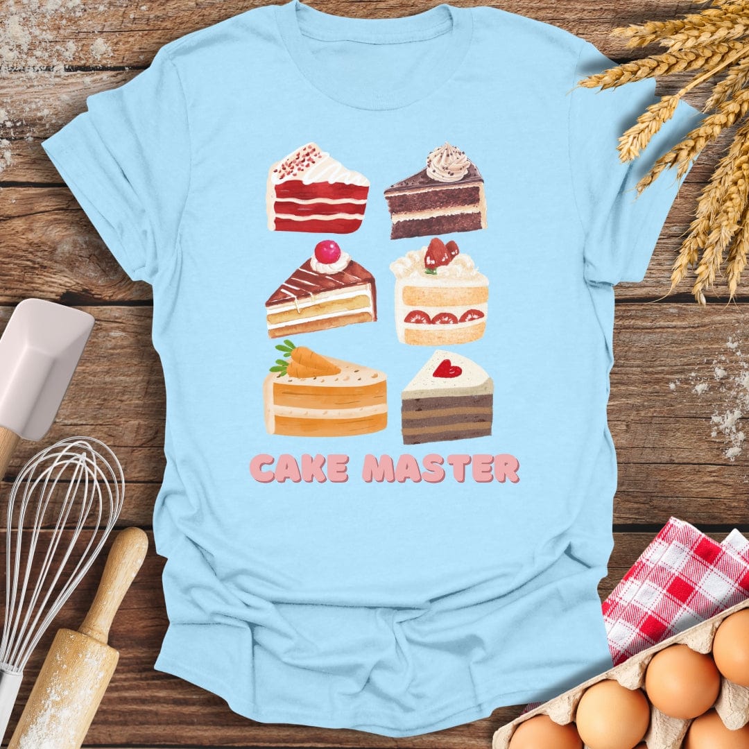 Cake Master T-Shirt Light Blue / S Baking Threads