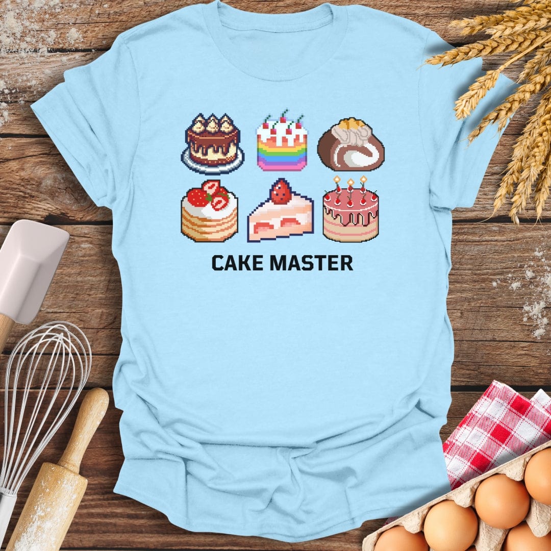 Cake Master T-Shirt Light Blue / S Baking Threads