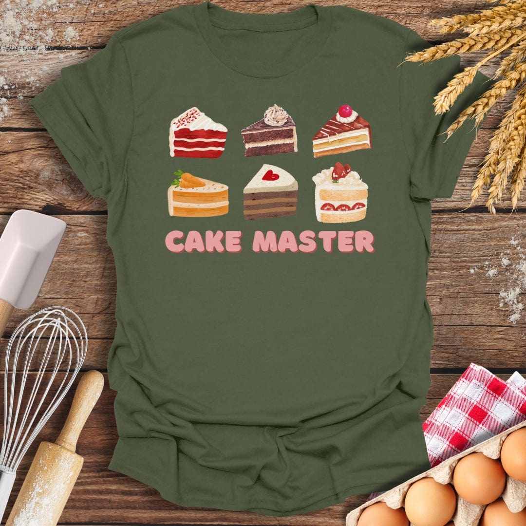 Cake Master T-Shirt Military Green / S Baking Threads