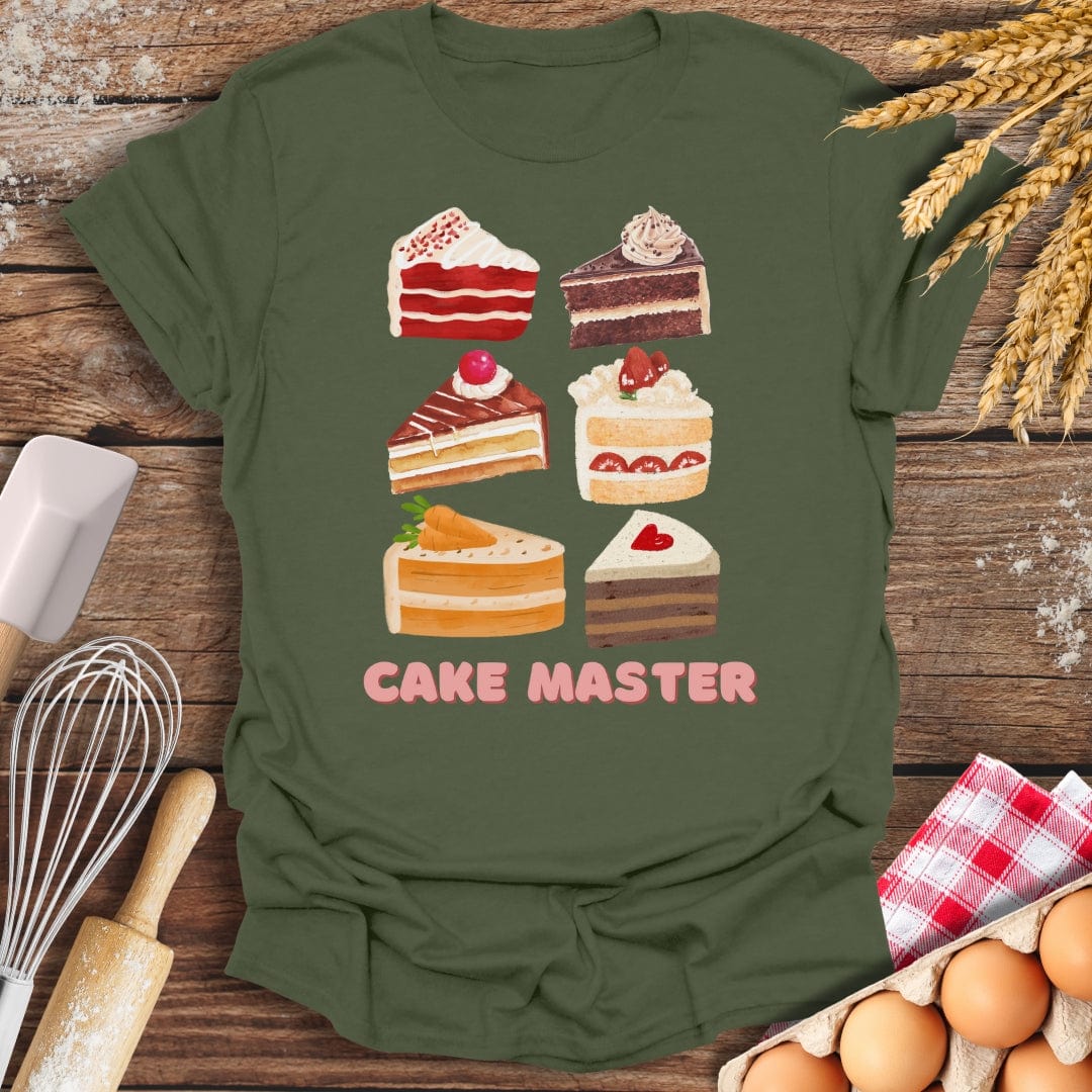 Cake Master T-Shirt Military Green / S Baking Threads