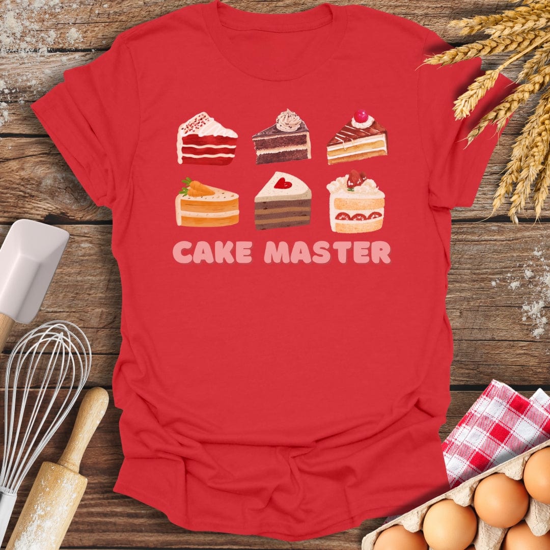 Cake Master T-Shirt Red / S Baking Threads