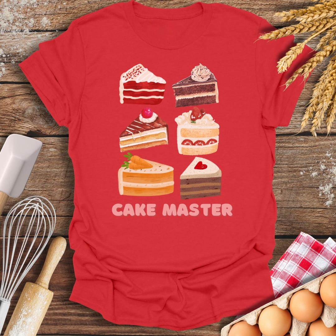 Cake Master T-Shirt Red / S Baking Threads