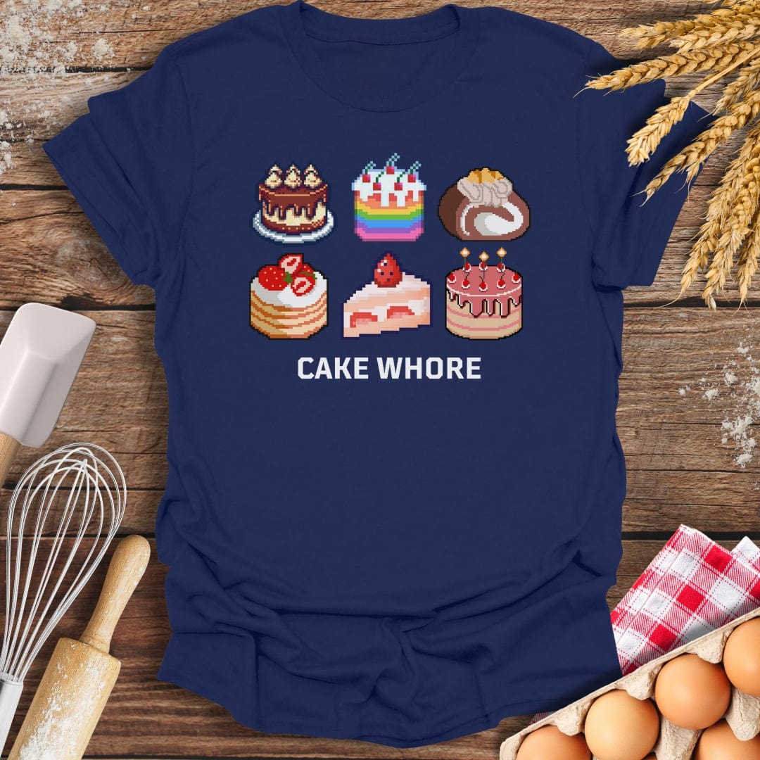 Cake Wh*re T-Shirt Navy / S Baking Threads