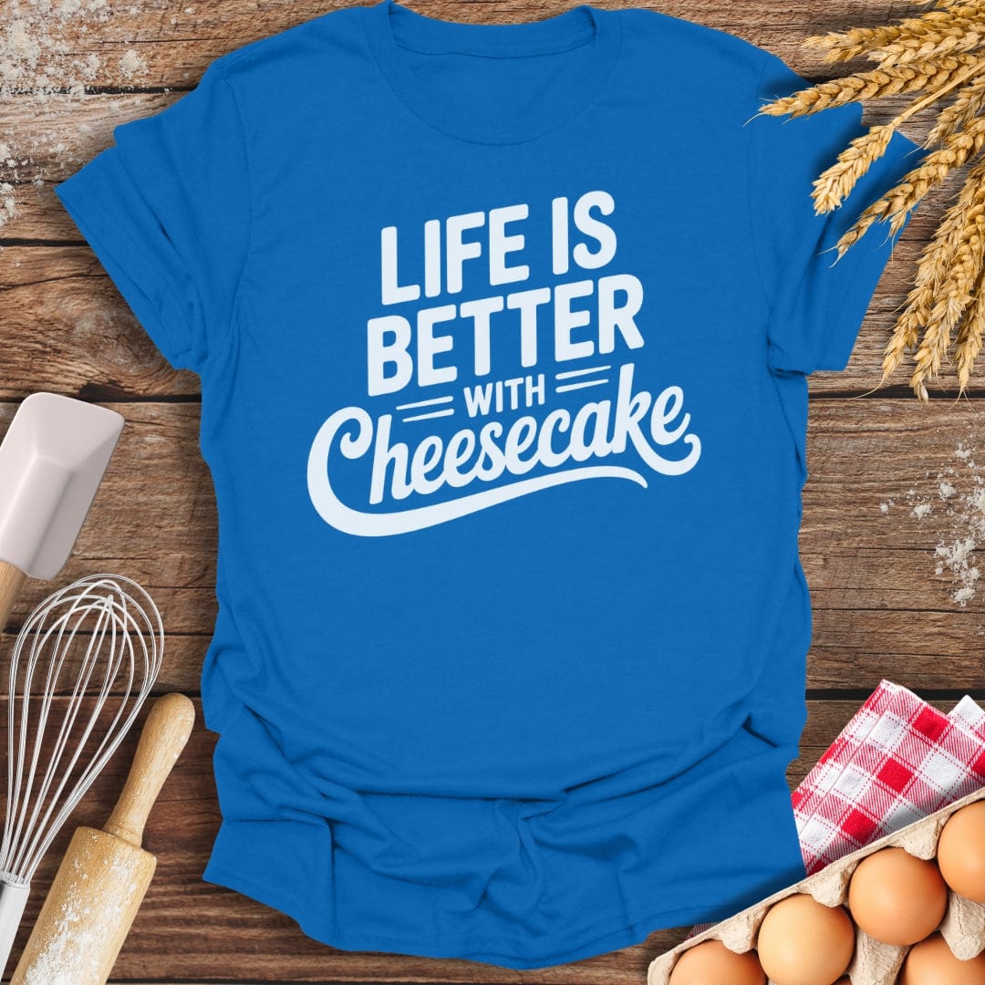 Cheesecake Life T-Shirt Royal / S Baking Threads
