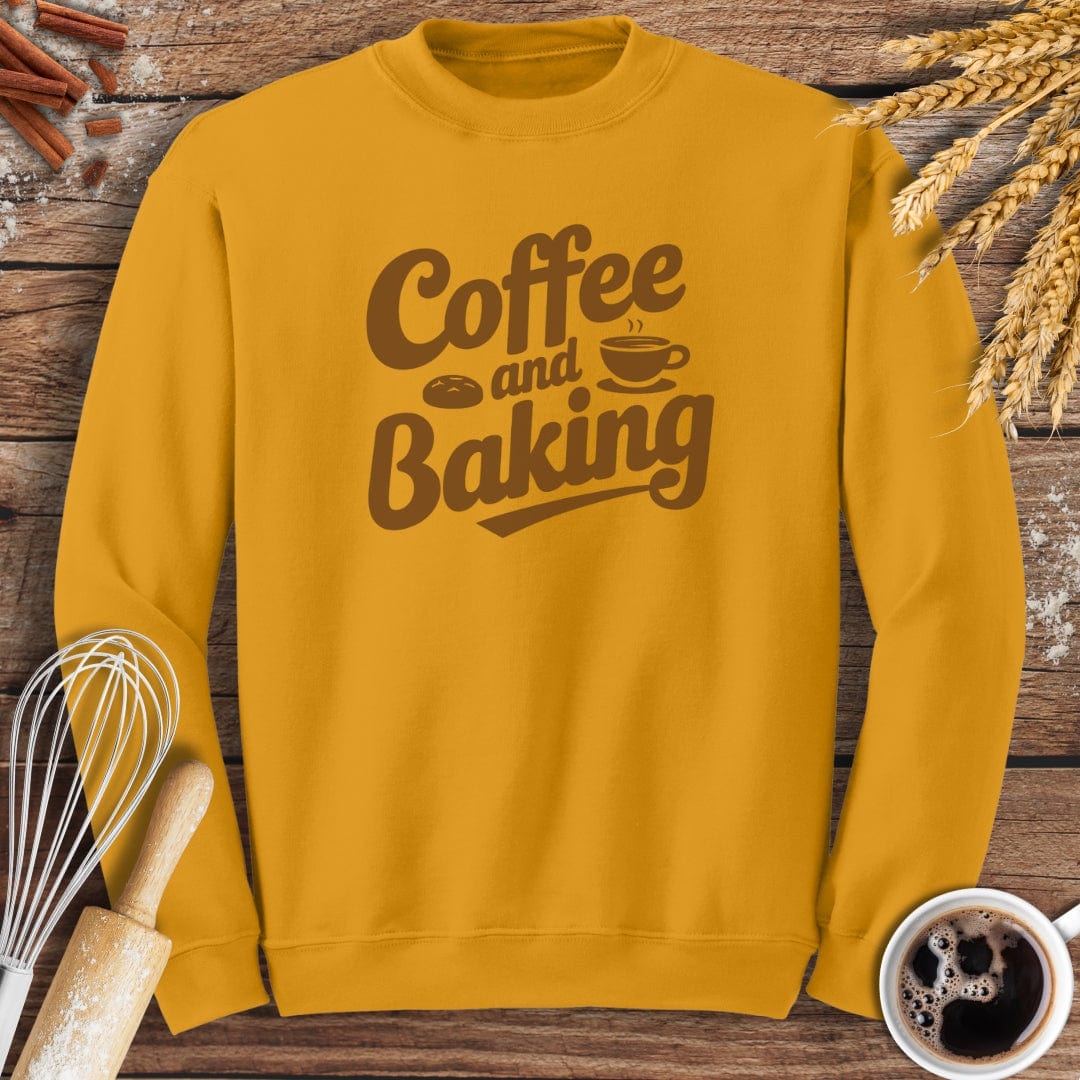 Coffee and Baking Sweatshirt Baking Threads